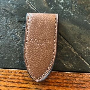 Coach money clip